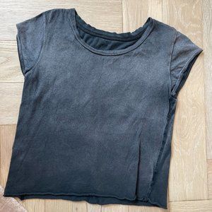 Free People faded black tee